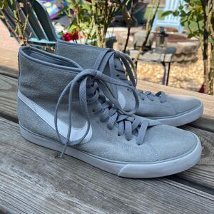 Nike suede hi tops
